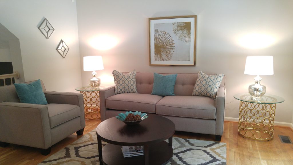 Home staging living room